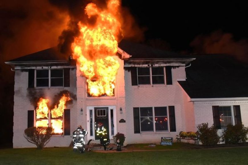 Photos, video: Pa. FF burned in fast-moving 2-alarm house fire