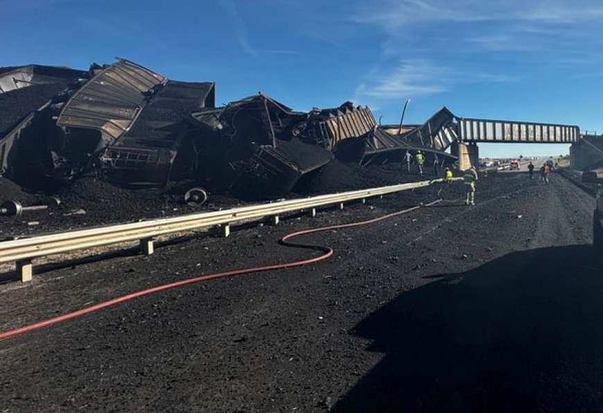 Trucker driver killed, buried under coal, train cars in Colo. derailment