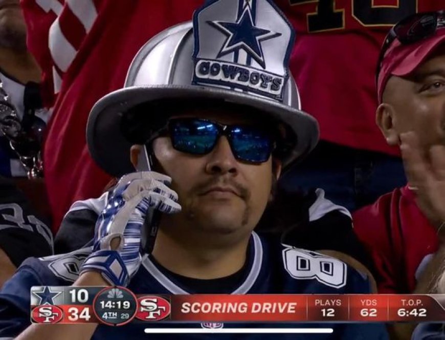 Calif. FF, Cowboys fan photo goes viral in union Facebook post