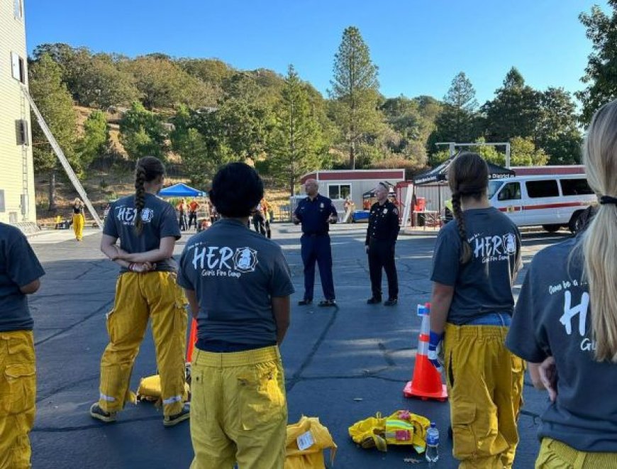 Calif. camp offers girls experience in firefighting
