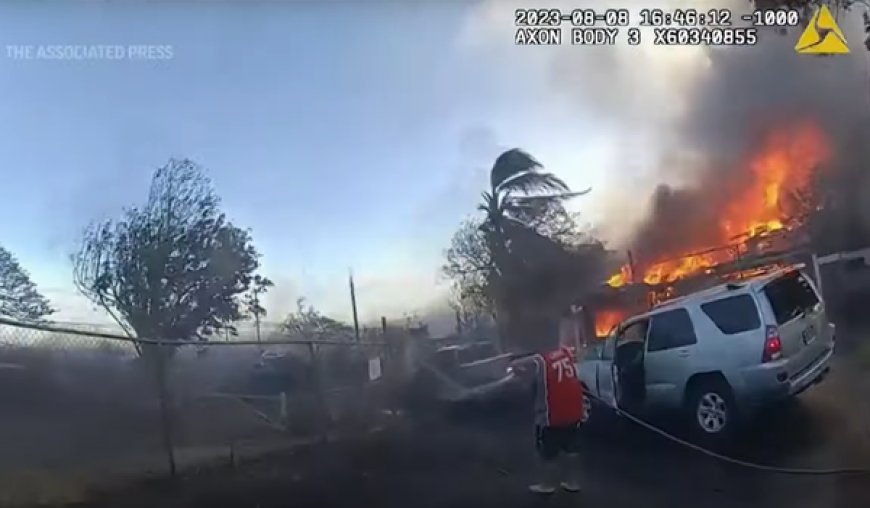 Police release body-worn camera video of Hawaii wildfire evacuation