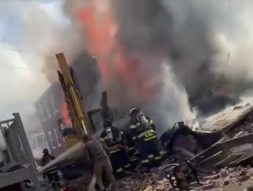 Video: 10 injured, including first responders, in N.Y. explosion