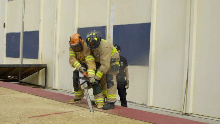 How often should firefighters train on – not just with – their tools and equipment?