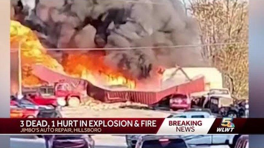 3 killed in Ohio auto shop explosion