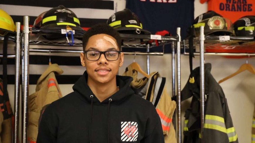 Family tradition of firefighting helps N.Y. teen save man