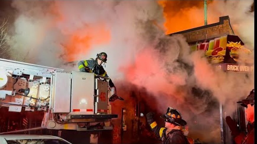 Video: Businesses destroyed in Bronx 5-alarm blaze