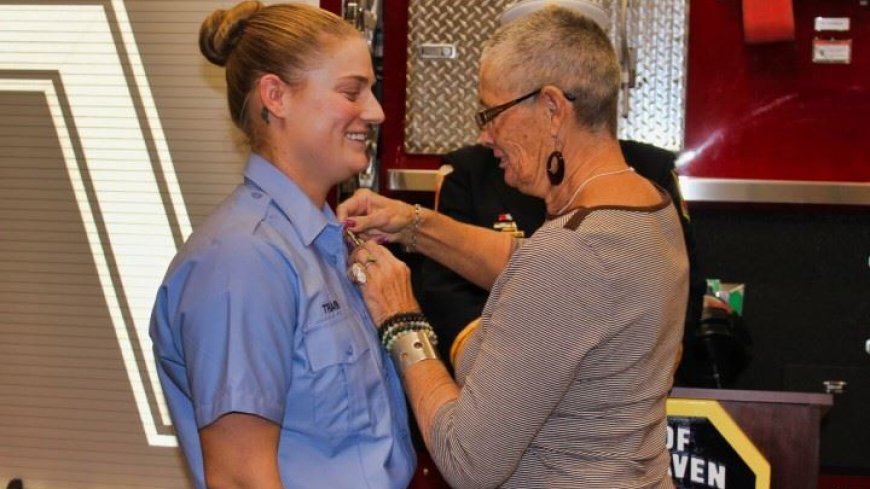 Conn. FD's first female firefighter hopes to be an example to other women