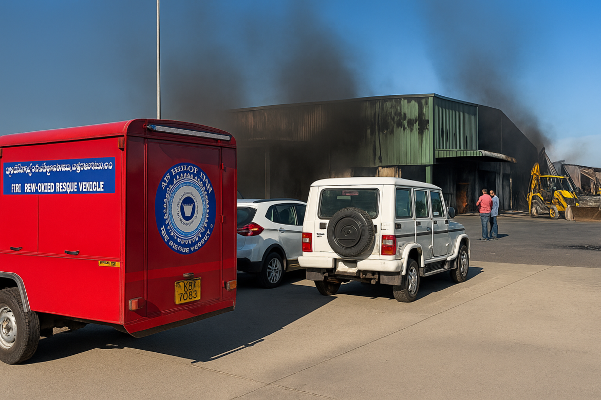 Munoth Industries fire Tirupati