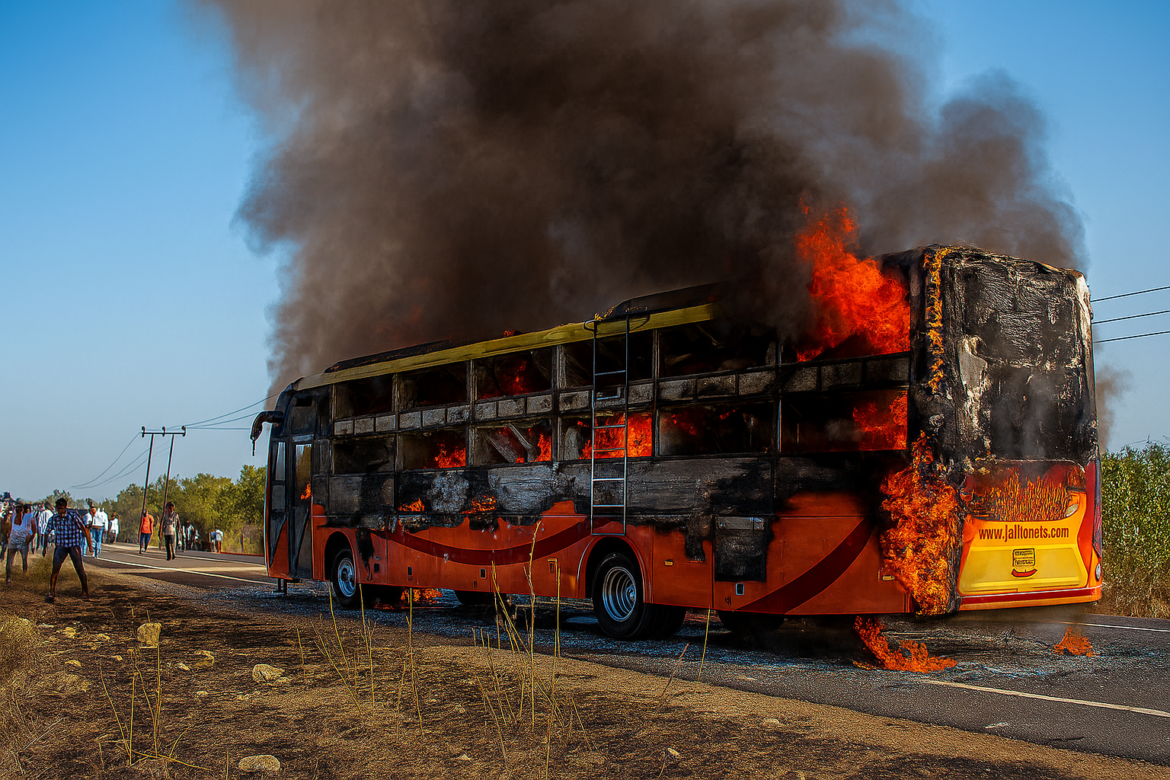 Jaisalmer bus fire