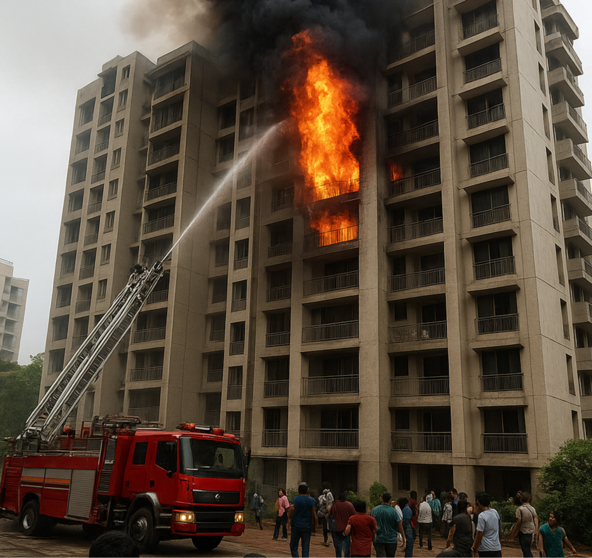 Kharghar Apartment Fire Incident