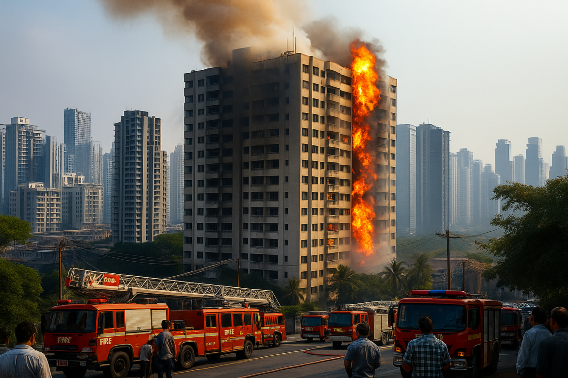 Fire in Mumbai High-Rise