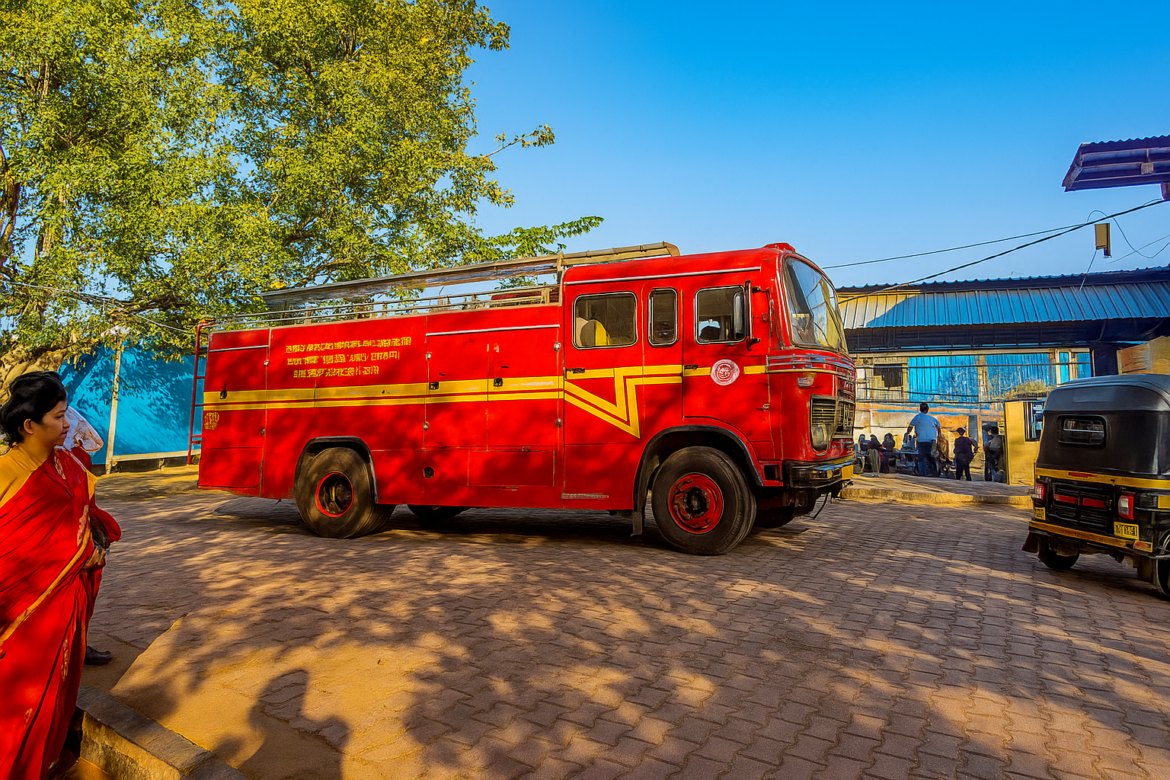 Thane District Court fire incident