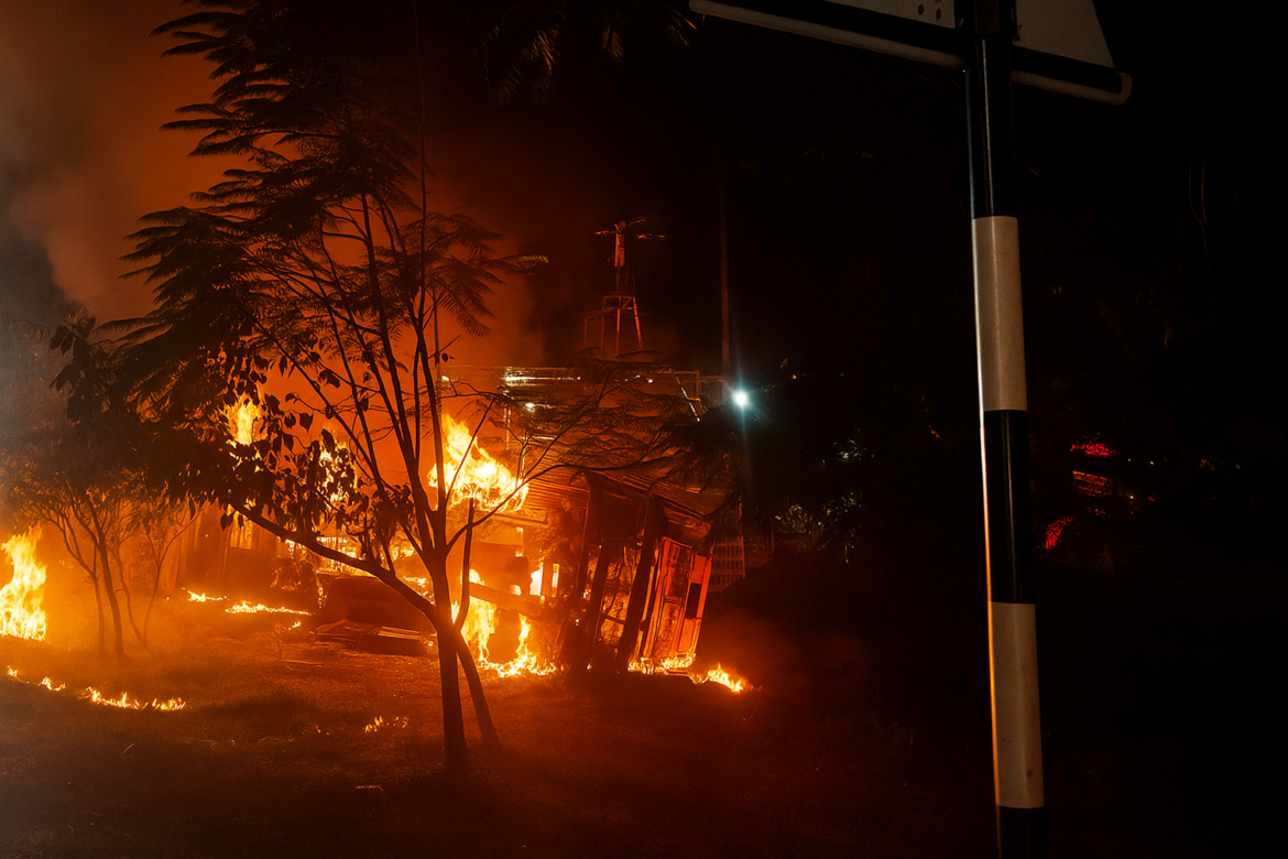 GHMC office fire incident