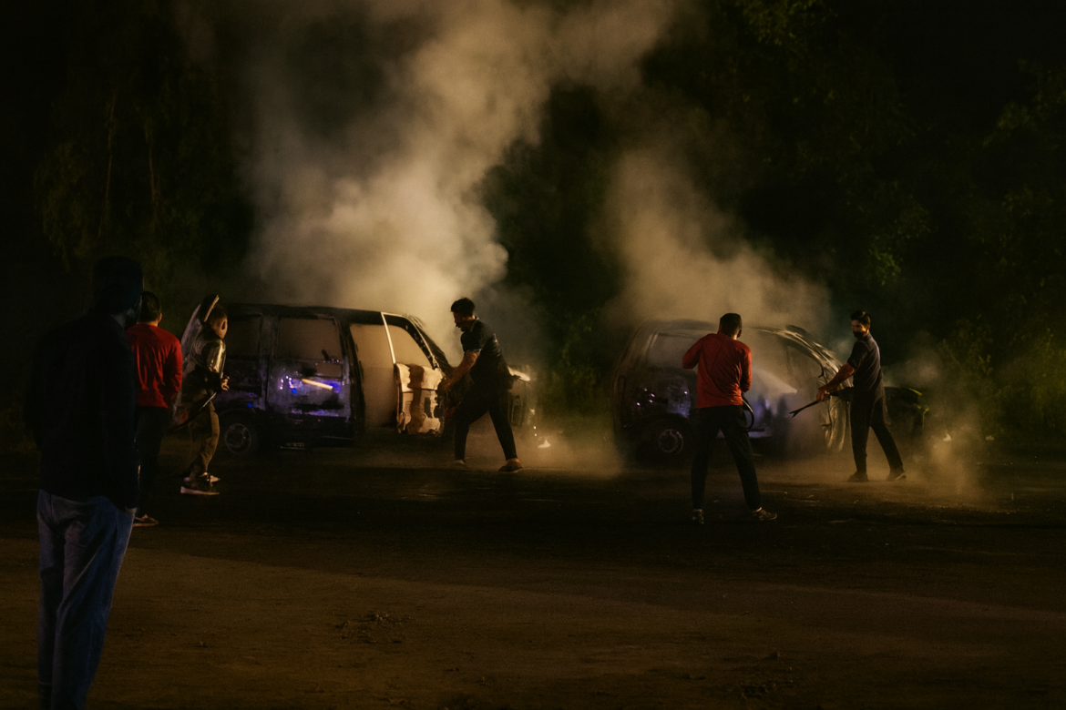 Ambulance Fire Gujarat