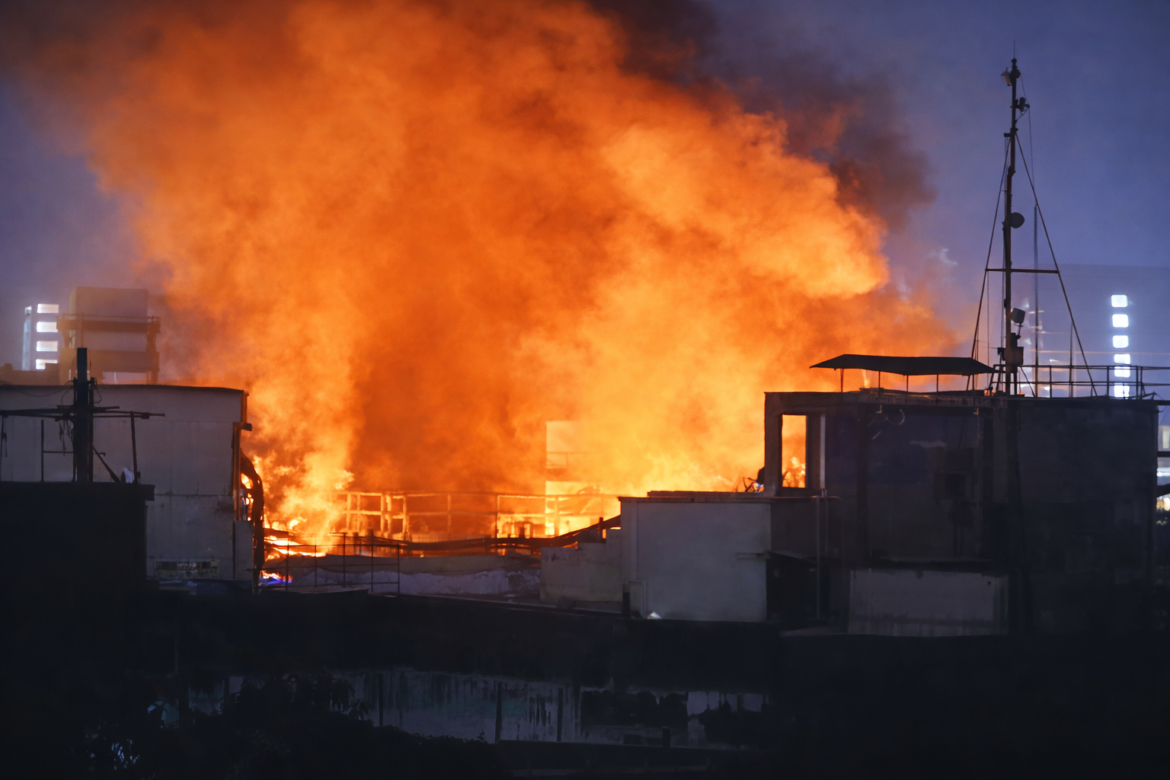 Badlapur chemical factory fire incident