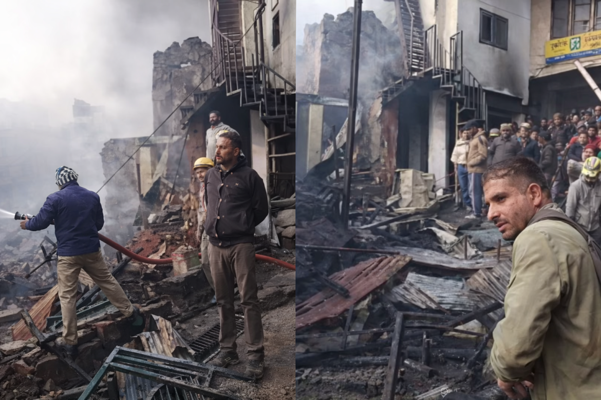 Himachal Pradesh market fire