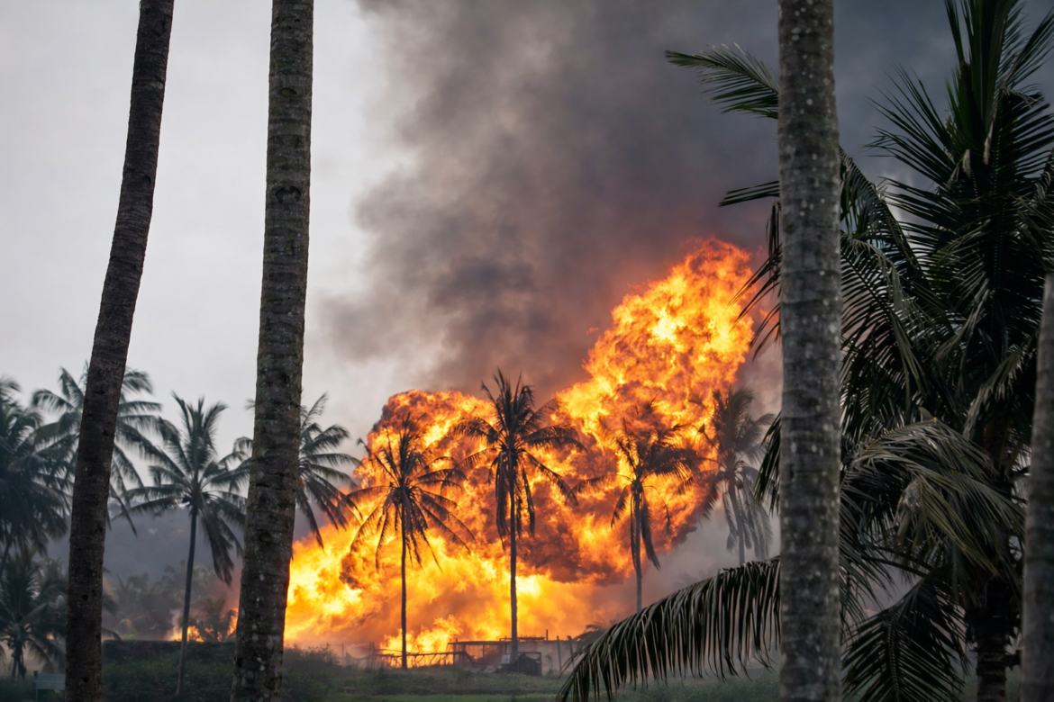 ONGC Konaseema gas pipeline fire