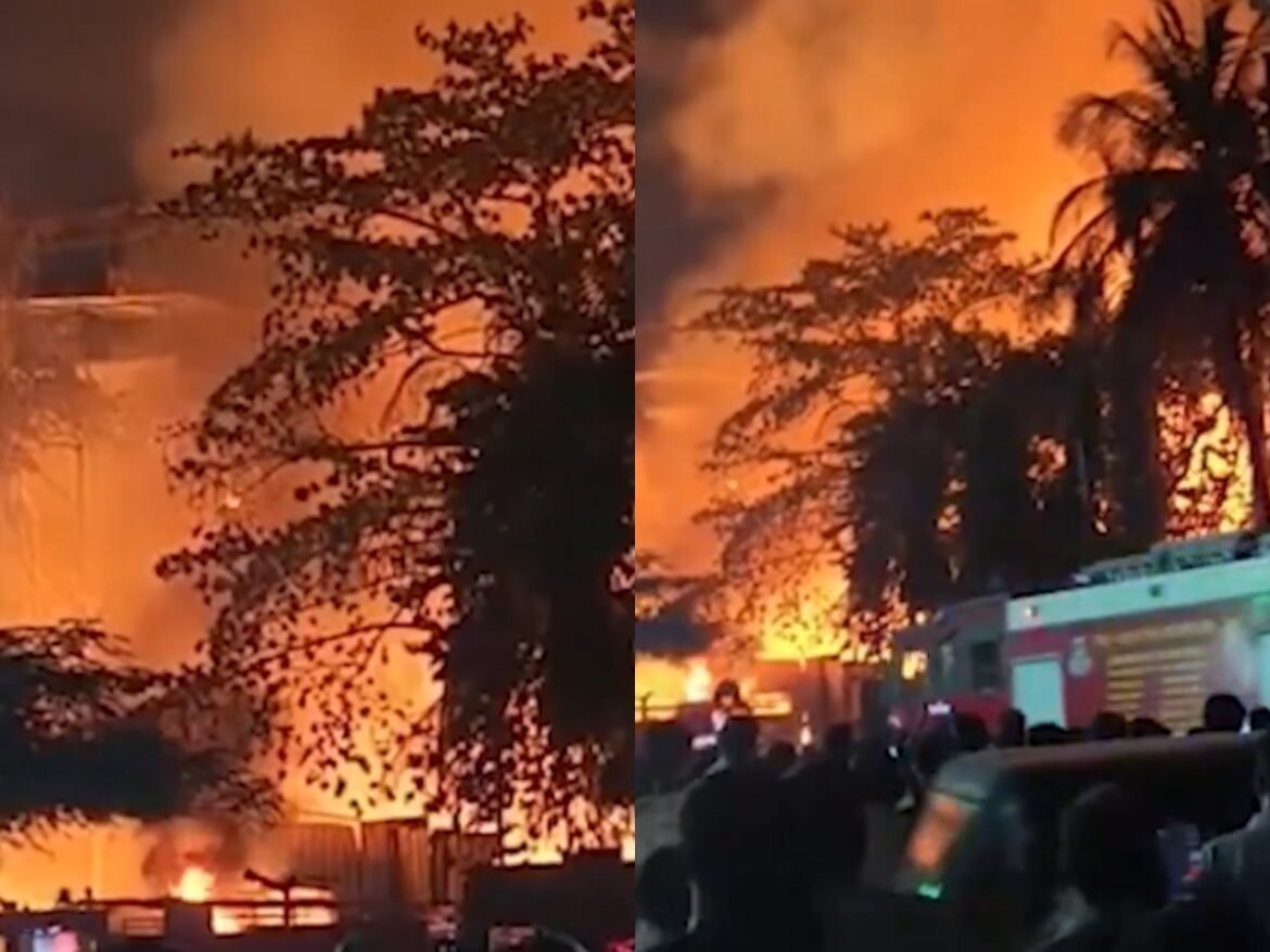 Mumbai godown fire incident