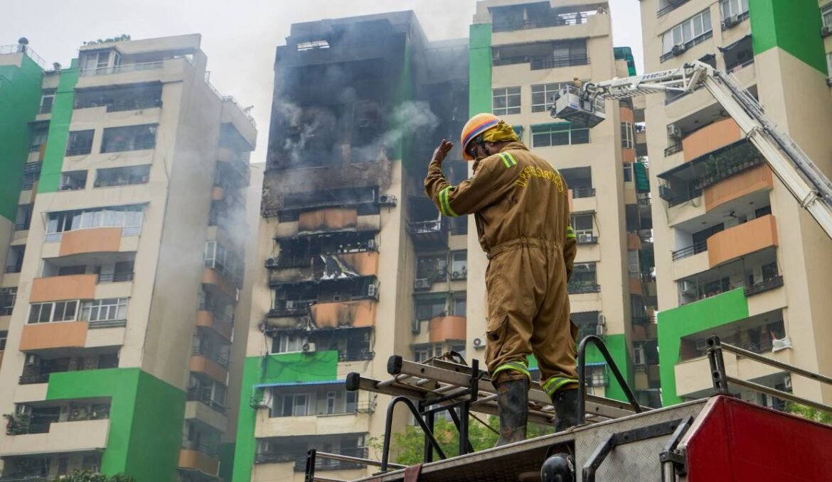 Gaur Green Avenue fire incident