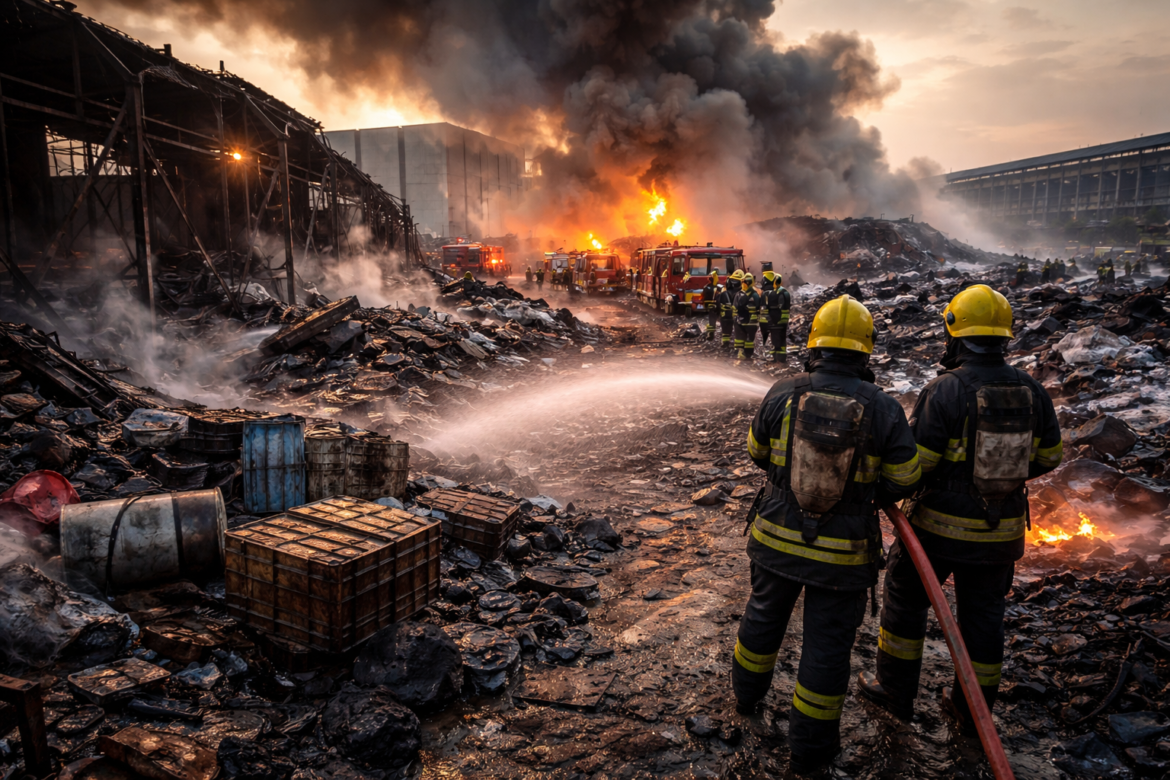 industrial fire case study India