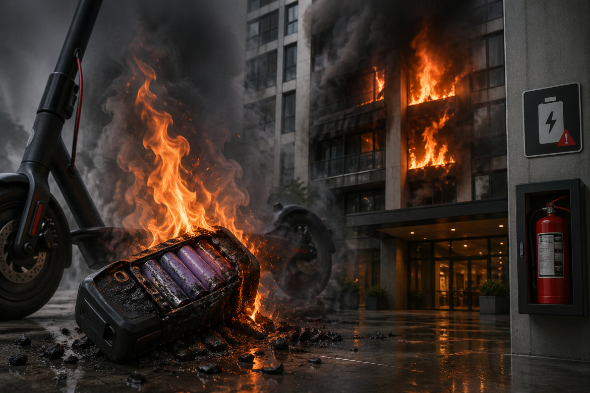 lithium ion battery fire risk