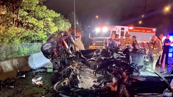 I-71 Cincinnati crash fire