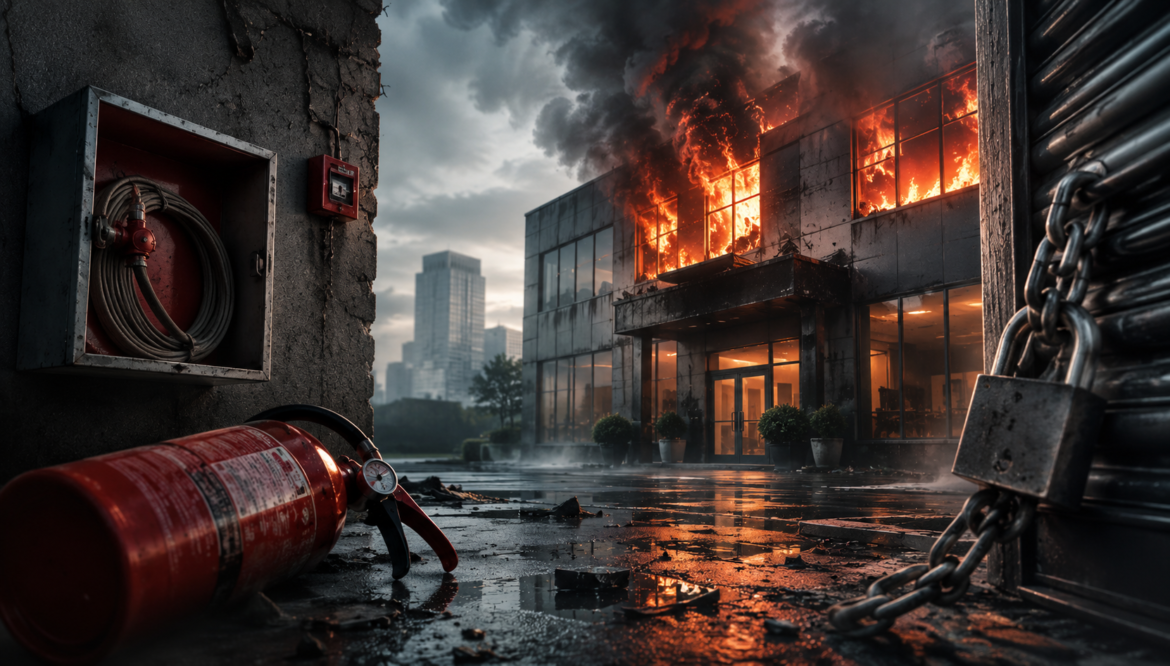 Poor fire safety in businesses