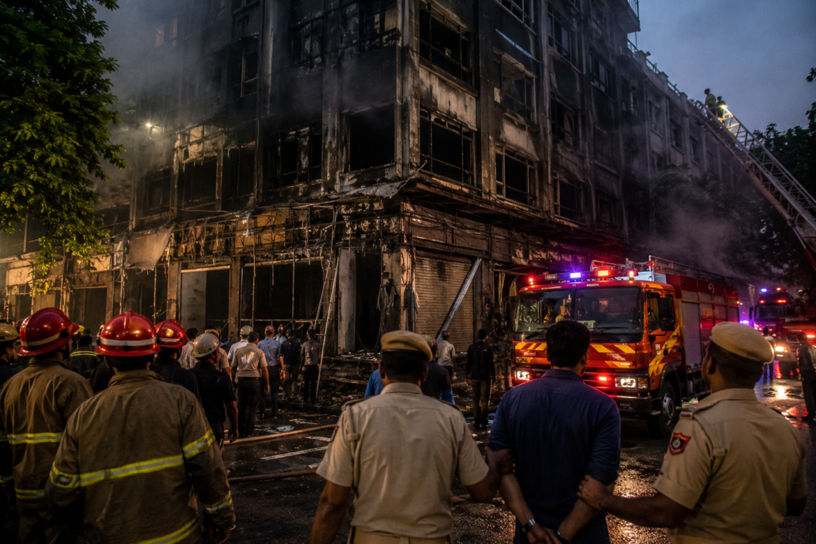 South Delhi Hotel Fire